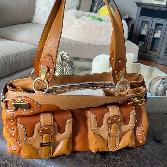 Michael Kors two tone brown